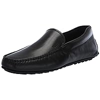 BOSS Men's Smooth Leather Slip on Drivers Loafer