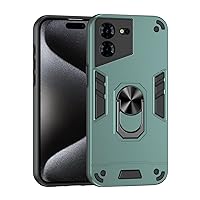 Phone Case Compatible with Tecno Pova 5 Pro 5G Phone Case with Kickstand & Shockproof Military Grade Drop Proof Protection Rugged Protective Cover PC Matte Textured Sturdy Bumper Cases ( Color : Dark