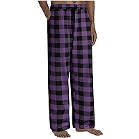 Graphic Pajamas for Mens Sport Gym Running Plaid Tie Knot Straight Leg Long Leg Pants Pajamas Night Gowns Mens 2024