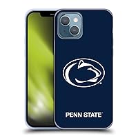 Head Case Designs Officially Licensed Pennsylvania State University PSU Plain Soft Gel Case Compatible with Apple iPhone 13