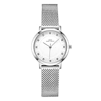 Women Stainless Steel Band Watches Ladies Quartz Wristwatches Waterproof Unique Design Mesh Bracelet Watch Relogio Feminino