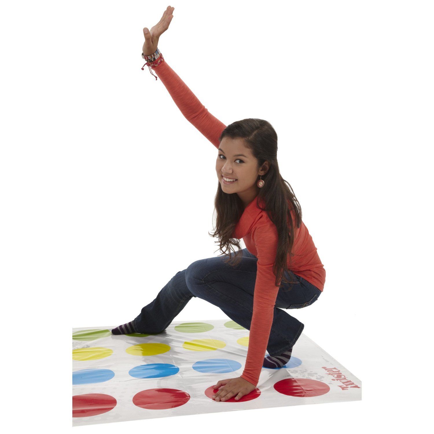 Hasbro Twister Party Classic Board Game for 2 or More Players,Indoor and Outdoor Game for Kids 6 and Up,Packaging May Vary