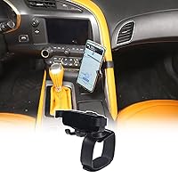 Car Central Control Armrest Car Phone Mount for Chevrolet Corvette C7 2014-2019 Auto Mobile Phone Holder Accessories
