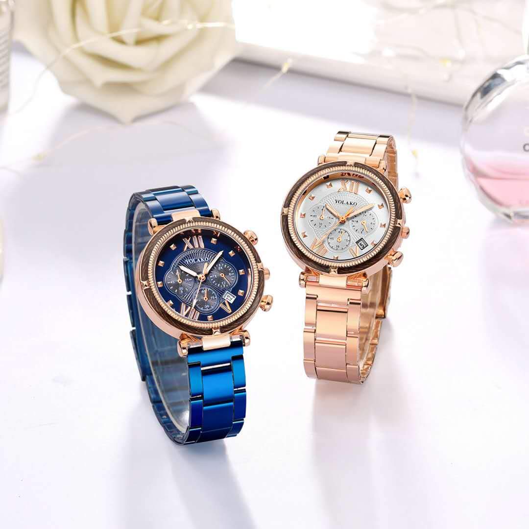 Gierzijia Women's Wristwatch, Ladies Casual Quartz Steel Band Strap Watch Analog Wrist Watch