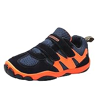 WUIWUIYU Kids' Boys' Girls' Outdoor Casual Walking School Sneakers Strap Athletic Running Shoes