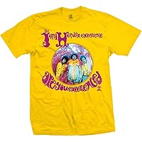 Jimi Hendrix Men's are You Experienced? T-Shirt X-Large Yellow