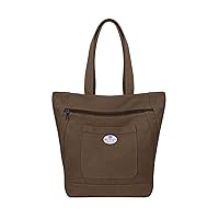 HUA ANGEL Canvas Shoulder Bags For Women With Multipockets Casual Ladies Handbag Large Canvas Tote Hobo Bags For Shopping Working Travel Daily