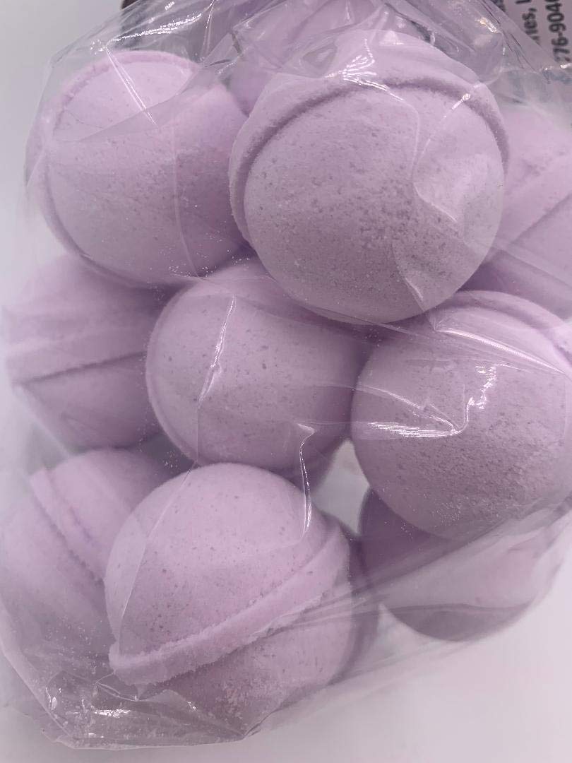 Spa Pure Lavender Vanilla Bath Bombs - Made with Shea Butter - Ultra Moisturizing and Best for All Skin Types - Each 1 oz - (14 Count in Pack 1)