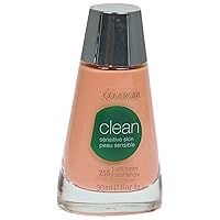CoverGirl Clean Sensitive Skin Liquid Makeup, Soft Honey (W) 255, 1.0 Ounce Bottle