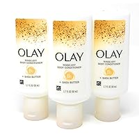 Olay Rinse-Off Body Conditioner with Shea Butter 1.7 oz, Travel Size (Pack of 3)