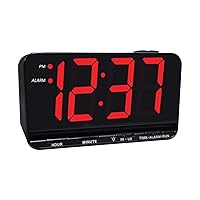 Jumbo Display Digital Alarm Clock with 3-inch LED