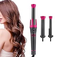 3 in 1 Automatic Hair Curler,Rotating Curling Iron,Ceramic Tourmaline Barrel Wave Curling Iron,Professional Salon Hair Curler Wave Tools