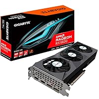 GIGABYTE Radeon RX 6600 Eagle 8G Graphics Card, WINDFORCE 3X Cooling System, 8GB 128-bit GDDR6, GV-R66EAGLE-8GD Video Card