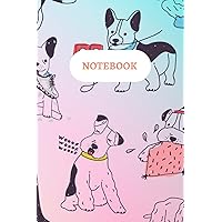 Dog Journal Cute Notebook for Women, Kids, Dog lovers, Gift idea! 125 lined Pages perfect for notes, writing, and doodling