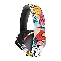 MightySkins Glossy Glitter Skin for Alienware 7.1 Gaming Headset - Cartoon Mania | Protective, Durable High-Gloss Glitter Finish | Easy to Apply, Remove, and Change Styles | Made in The USA