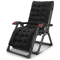 Reclining Armchair, Folding and Adjustable Beach Reclining Chaise Longue Garden Lounge Chair with Cushions Max Load: 250 (B)