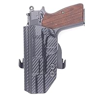 Springfield SA-35 OWB KYDEX Paddle Holster Carbon Fiber Black / Left Hand