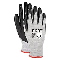 MAGID Touchscreen Level A3 Cut Resistant Work Gloves, 12 PR, Polyurethane Coated, Size 8/M, Reusable, 15-Gauge Hyperon Shell (GPD352)