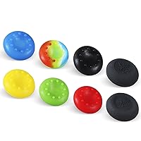 Performance Joystick Analog Stick Thumb Grips Set of 8 Compatible with PS5, PS4, Xbox Series X/S Xbox One, Switch Pro Controller
