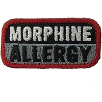 MORPHINE ALLERGY Morale Patch (SWAT (Black))