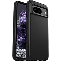 OtterBox Google Pixel 8 Symmetry Series Case - BLACK, ultra-sleek, wireless charging compatible, raised edges protect camera & screen (ships in polybag, ideal for business customers)