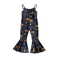 Jumpsuit Girls Size Halloween Toddler Kids Girls Ribbed Romper Jumpsuit Pants 2 Mother Daughter (Grey, 2-3 Years)