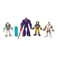 Fisher-Price Disney and Pixar Lightyear Toys, Imaginext Buzz Lightyear Mission Multipack Figure Set for Preschool Pretend Play Ages 3-8 Years