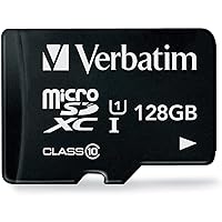 Verbatim MXCN128GJVZ5 Barbaitam MicroSD 128 GB Up to 90 MB/s UHS-1, U1, Class 10, Reliable Domestic Support with I-O Data Devices for Storing Photos and Videos on Smartphones and Tablets