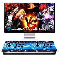 3D Pandora Box 18S Pro Arcade Games Console, 10000 in 1 HD Video Games Machine,Plug and Play Games at Home,WiFi Function to Add More Games