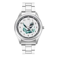 Eagle Watch Fashion Simple Wrist Watch Analog Quartz Unisex Watch for Father