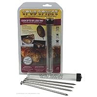 6-Inch Potato Baking Nails Food-Grade Stainless Steel, 1 Set of 4