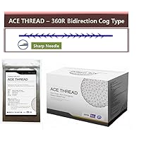 PDO thread lift KOREA face/whole body - 360R Bidirection Cog Type/Sharp Needle (20pcs) (23G90)