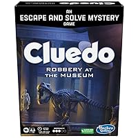 Cluedo Board Game Robbery at The Museum, Cluedo Escape Room Game, Cooperative Family Game