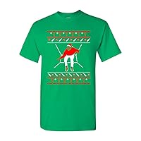 Bling Santa Sweater Music Song Ugly Hot Christmas Funny Humor DT Adult T-Shirt Tee