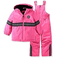 Bass Creek Outfitters Boys and Girls 2T-18 High Visibility 2-Piece Snowsuit Jacket and Snow Bib