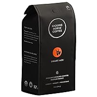 Kicking Horse Coffee Smart Ass, Medium Roast, Ground, Certified Organic, Fairtrade, Kosher, Black,284 g (Pack of 6)