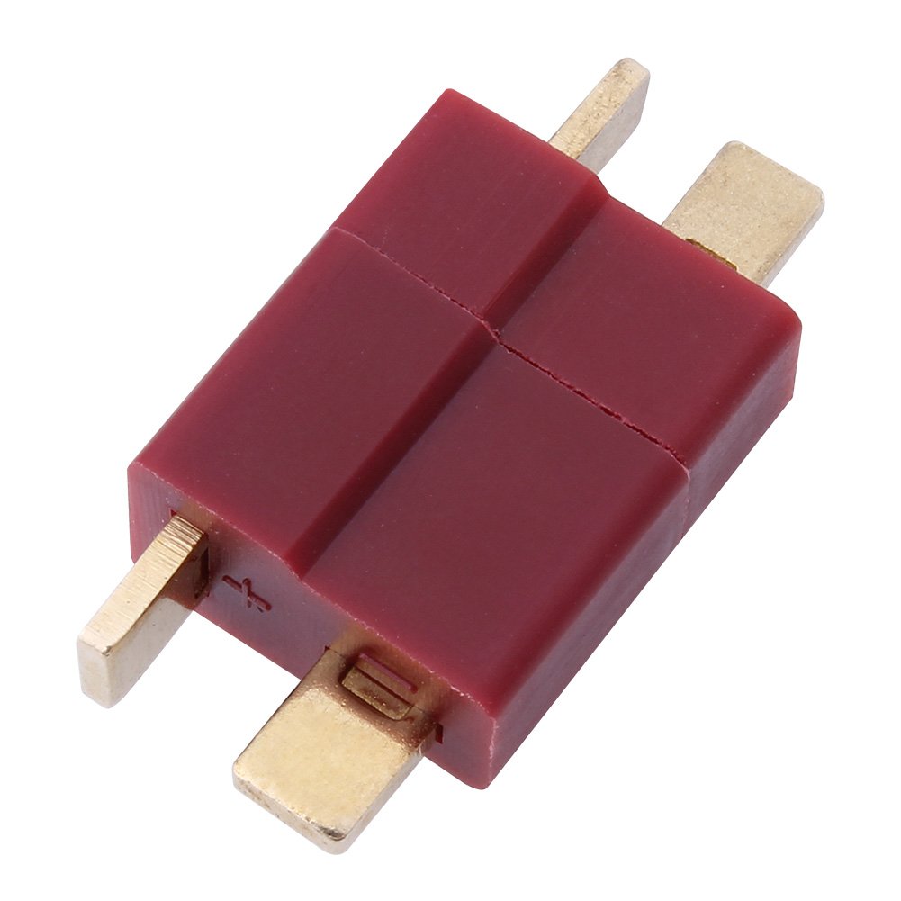 Hobbypark 10 Pairs T-Plug Connectors Male & Female Deans Style w/Shrink Tubing for RC LiPo Battery Pack ESC Electric Engine Motor Parts