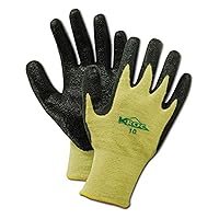 Liquid Grip Level A4 Cut Resistant Work Gloves, 12 PR, Nitrile Coated, Flame Protection, Size 9/L, Reusable, 13-Gauge Para-Aramid (Kevlar) Shell (KEV8616)