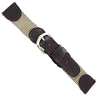 Speidel 19mm Nylon/Leather Swiss Army Style Band Fits Models 24220, 24221 & 24378