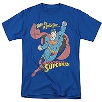 Superman On The Job Unisex Adult T Shirt for Men and Women