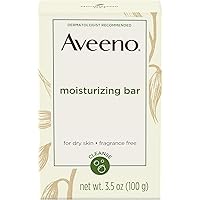 AVEENO Naturals Moisturizing Bar for Dry Skin 3.50 oz (Pack of 3)
