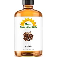 Sun Essential Oils 8oz - Clove Essential Oil - 8 Fluid Ounces