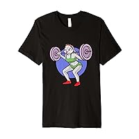 bunny weight exercise gym funny Premium T-Shirt