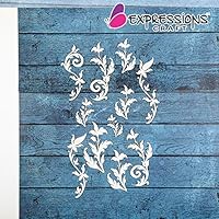 Expressions Craft Vintage Flourish Chipboard Cutouts & Embellishments for Greeting Cards, Layouts, Mixed Media, Scrapbooking, Cardmaking, Inviatation Cards & Other DIY Crafts…