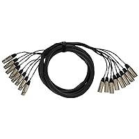 Cable MT-815-3M 3-Meter 8-Channel Multi-Track Snake Cable XLR Male to XLR Female