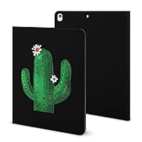 Cartoon Cactus Protective Case Compatible with Stand Case Auto Sleep/Wake Cover