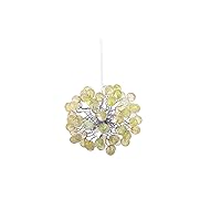 Retro Lime Green Bubble lightshade - Handmade Chandelier - Ceiling Light Fixture - Hall, Living Room, Cafe, Transitional Space Lighting and Children's Bedroom Lighting.