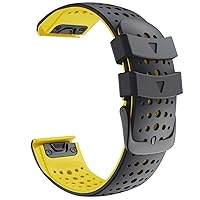 26 22mm Silicone Wristband For Garmin Fenix 6 6XPro 5X 5 Plus/Forerunner 935 GPS MK1 D2 Quick Release Easyfit Watch Strap