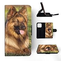 German Shepherd Dog 7 FLIP Wallet Phone CASE Cover for Apple iPhone 13 PRO
