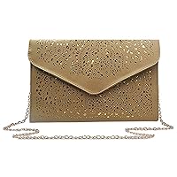 Women Glitter Handbag Evening Clutch Chain Purse Leather Shoulder Bag